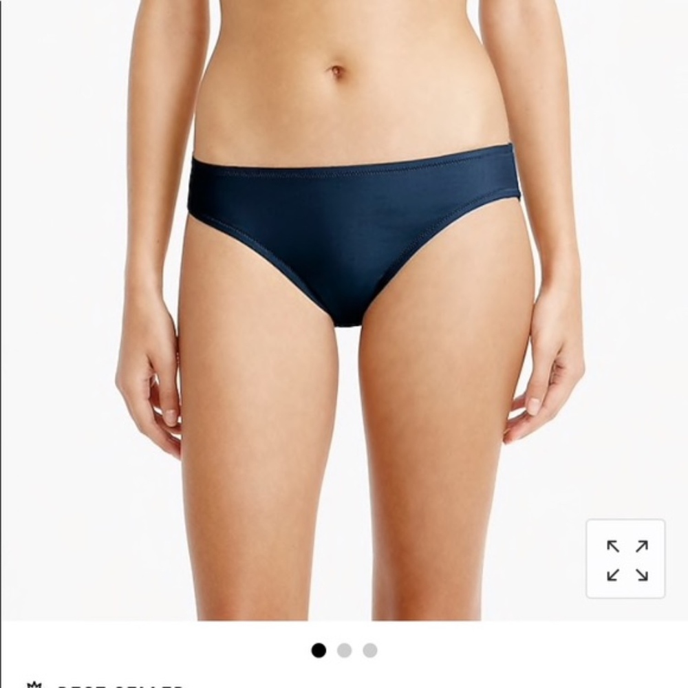 J. Crew Navy Blue Bikini Bottoms
